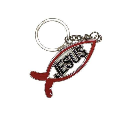 Jesus Fish Keychain