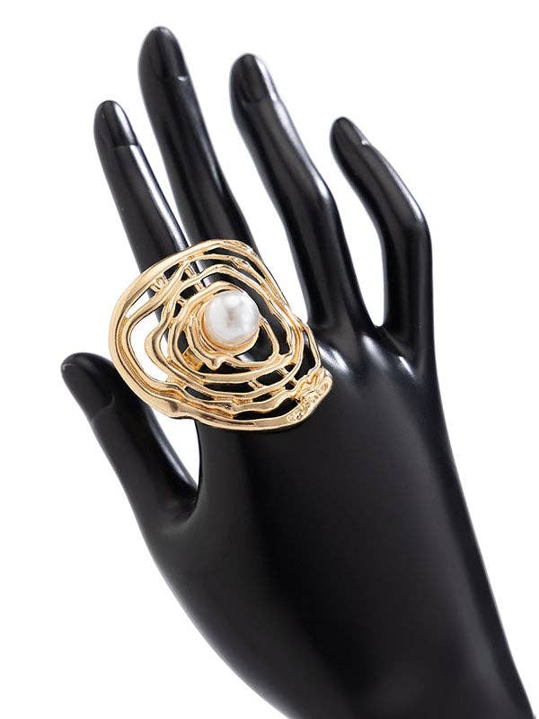 Pearl Statement Ring