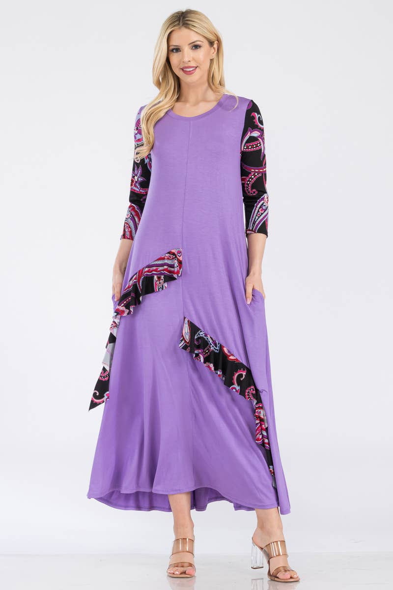 Purple Penny  Dress