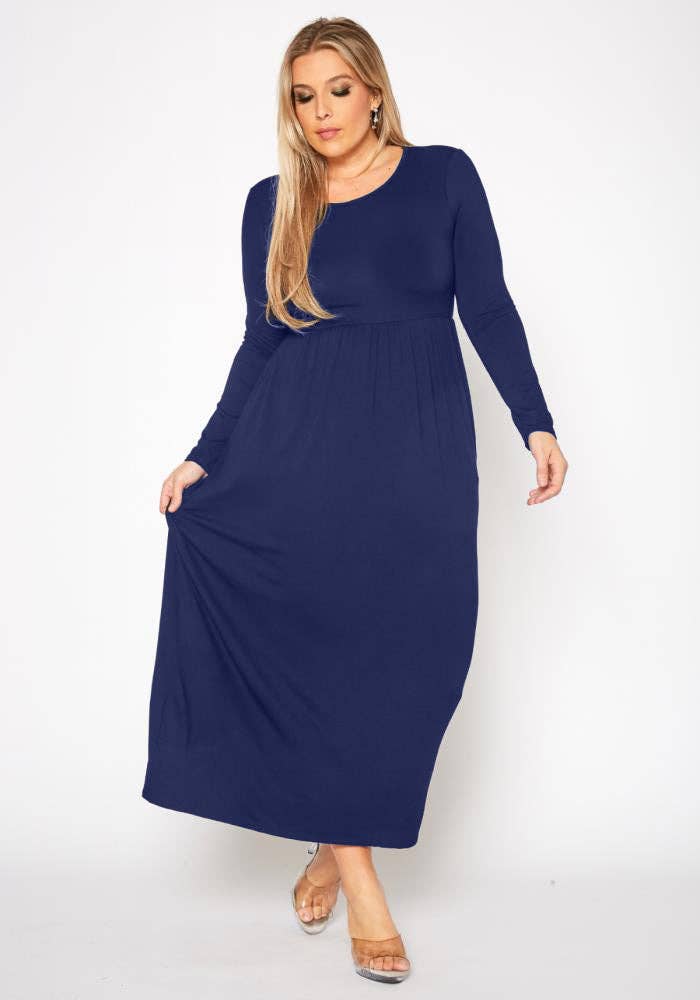 Burgundy Betty Maxi Dress