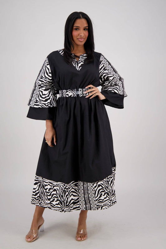 Sassy Zebra Print Dress