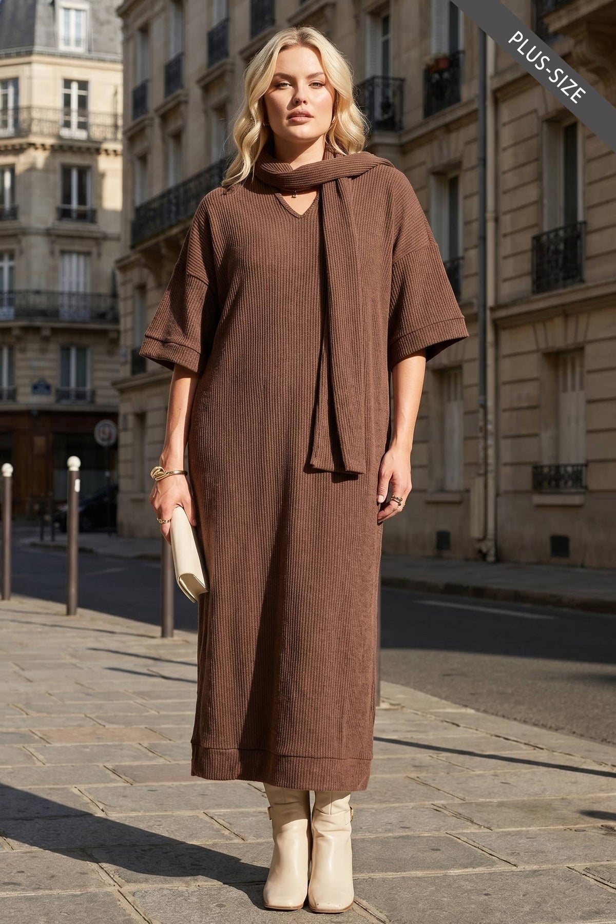Ribbed Maxi Dress