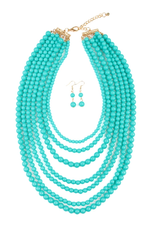 Color Pearls/ Necklace Jewelry