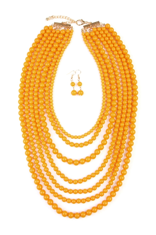 Color Pearls/ Necklace Jewelry