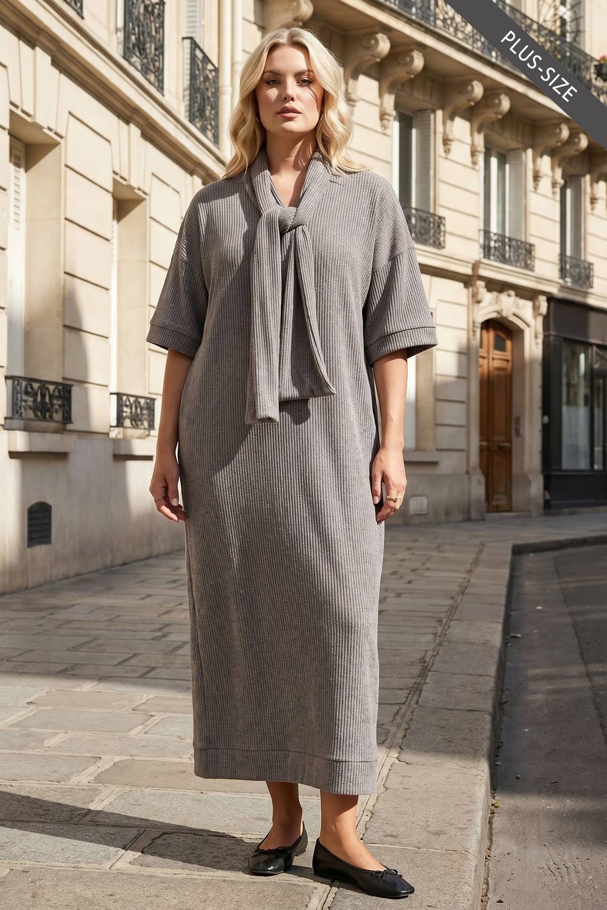 Ribbed Maxi Dress