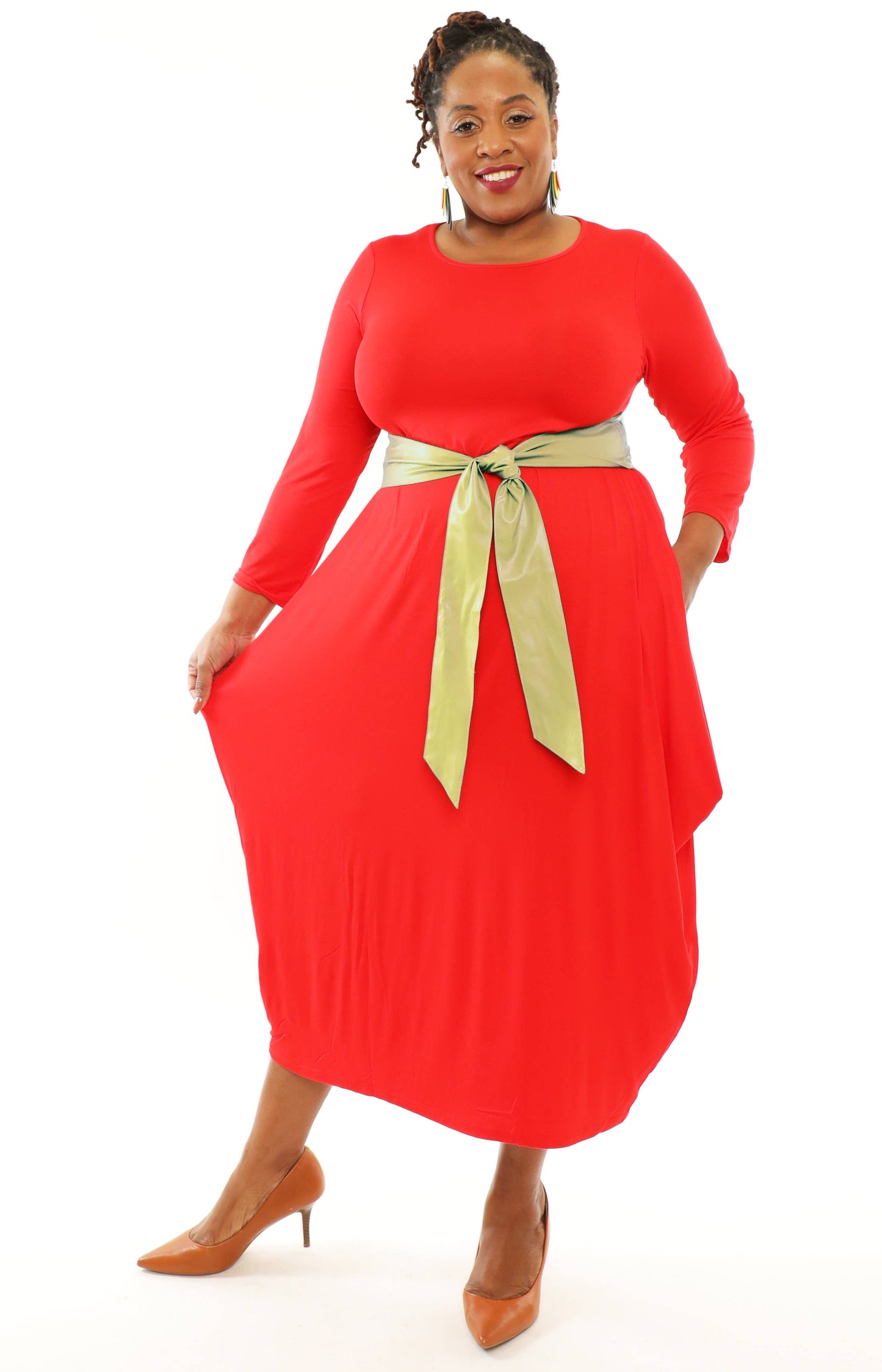 Elegant Wide Faux Leather Belt