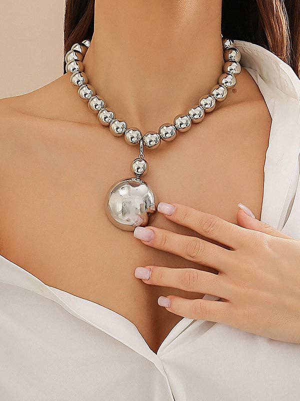 Bold Beaded Necklace Set