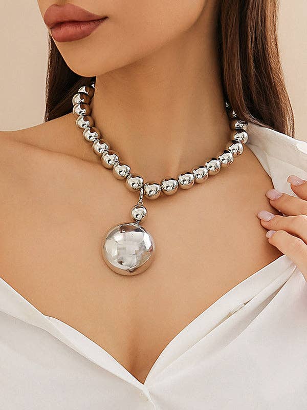 Bold Beaded Necklace Set