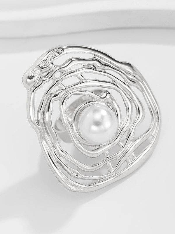 Pearl Statement Ring