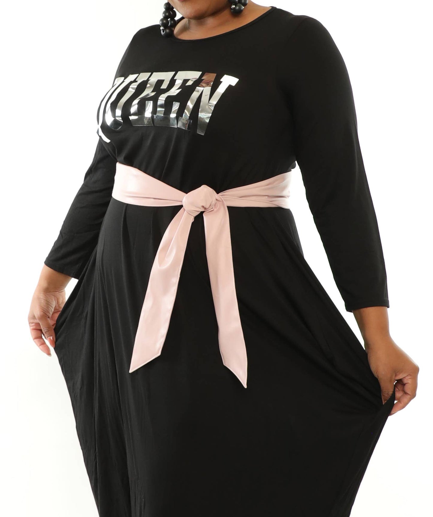 Elegant Wide Faux Leather Belt