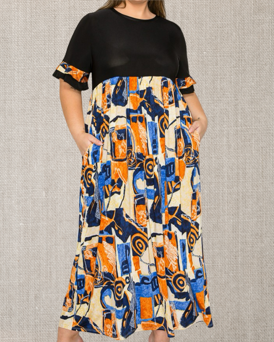 Sassy Suzi Blue Dress