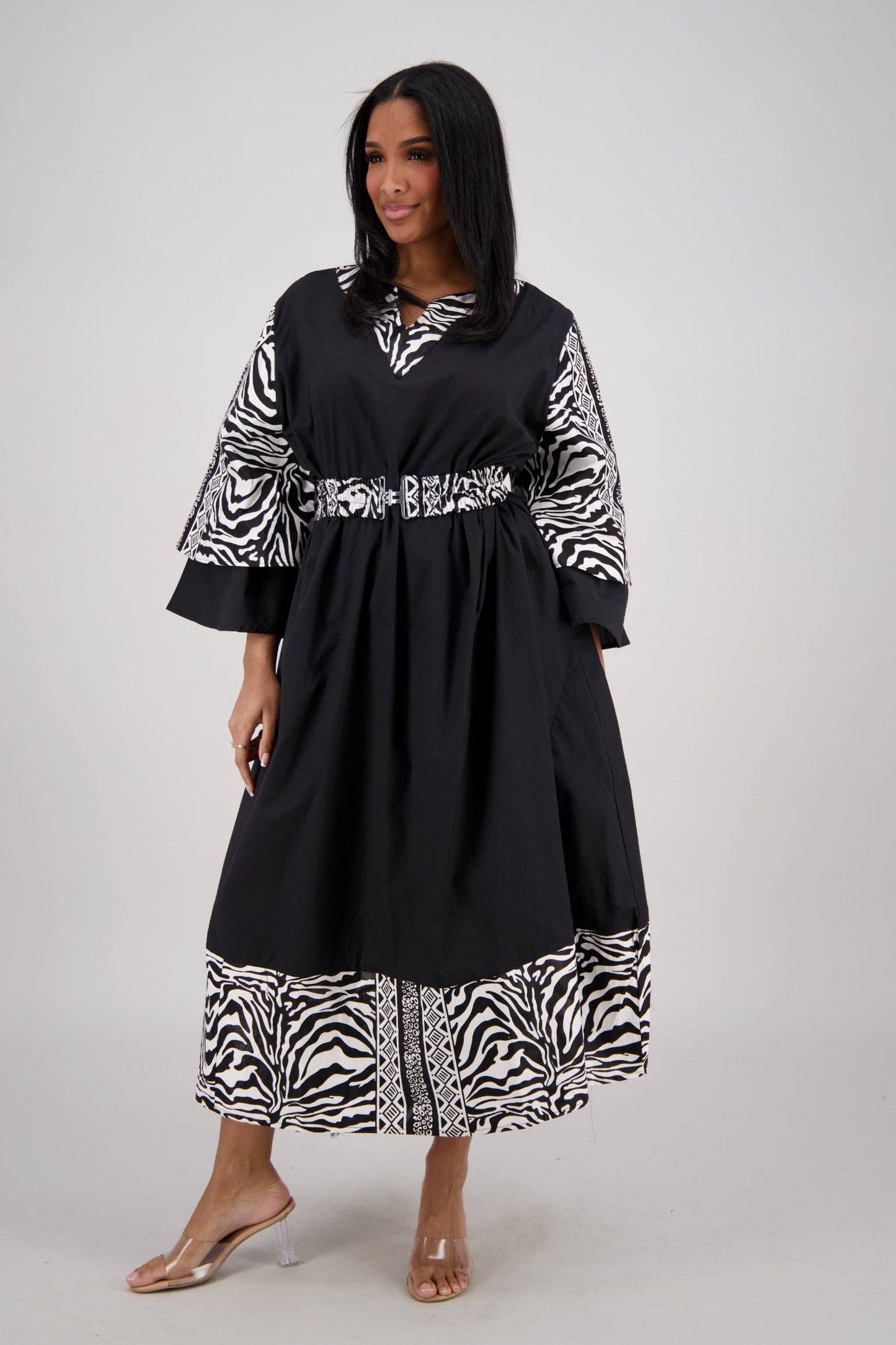 Sassy Zebra Print Dress