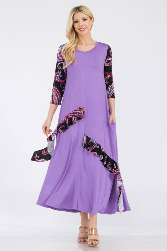 Purple Penny  Dress