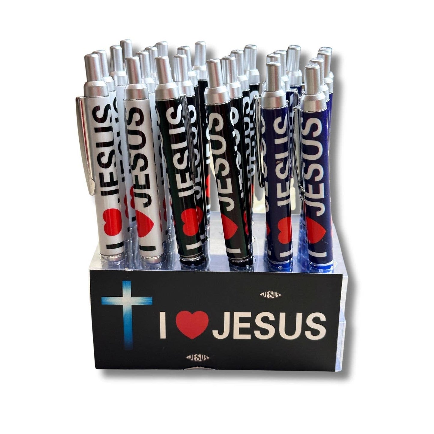 I Love Jesus Ball Point Pen, Click Pen