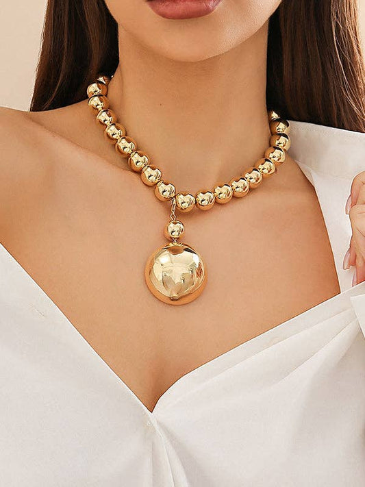 Bold Beaded Necklace Set