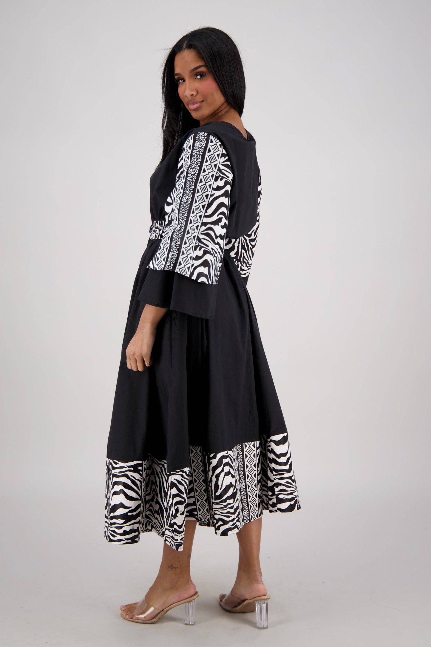 Sassy Zebra Print Dress