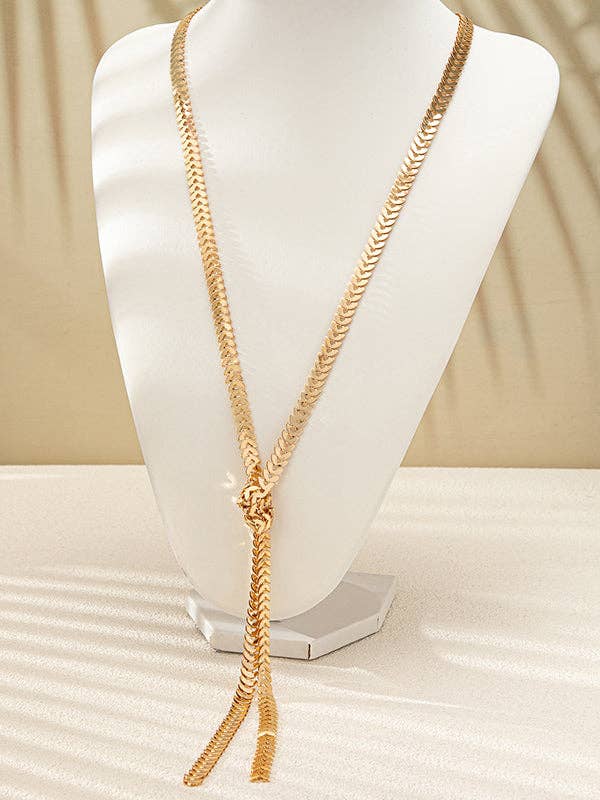 Gold Knot  Necklaces