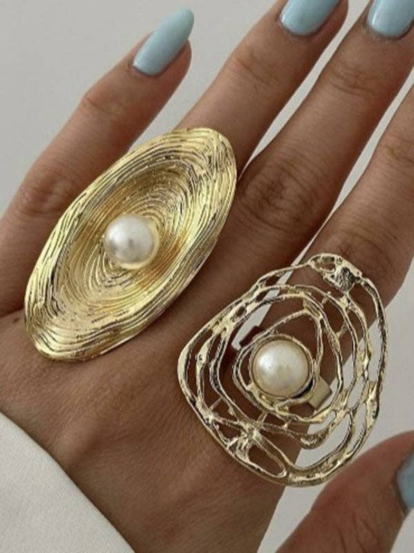Pearl Statement Ring