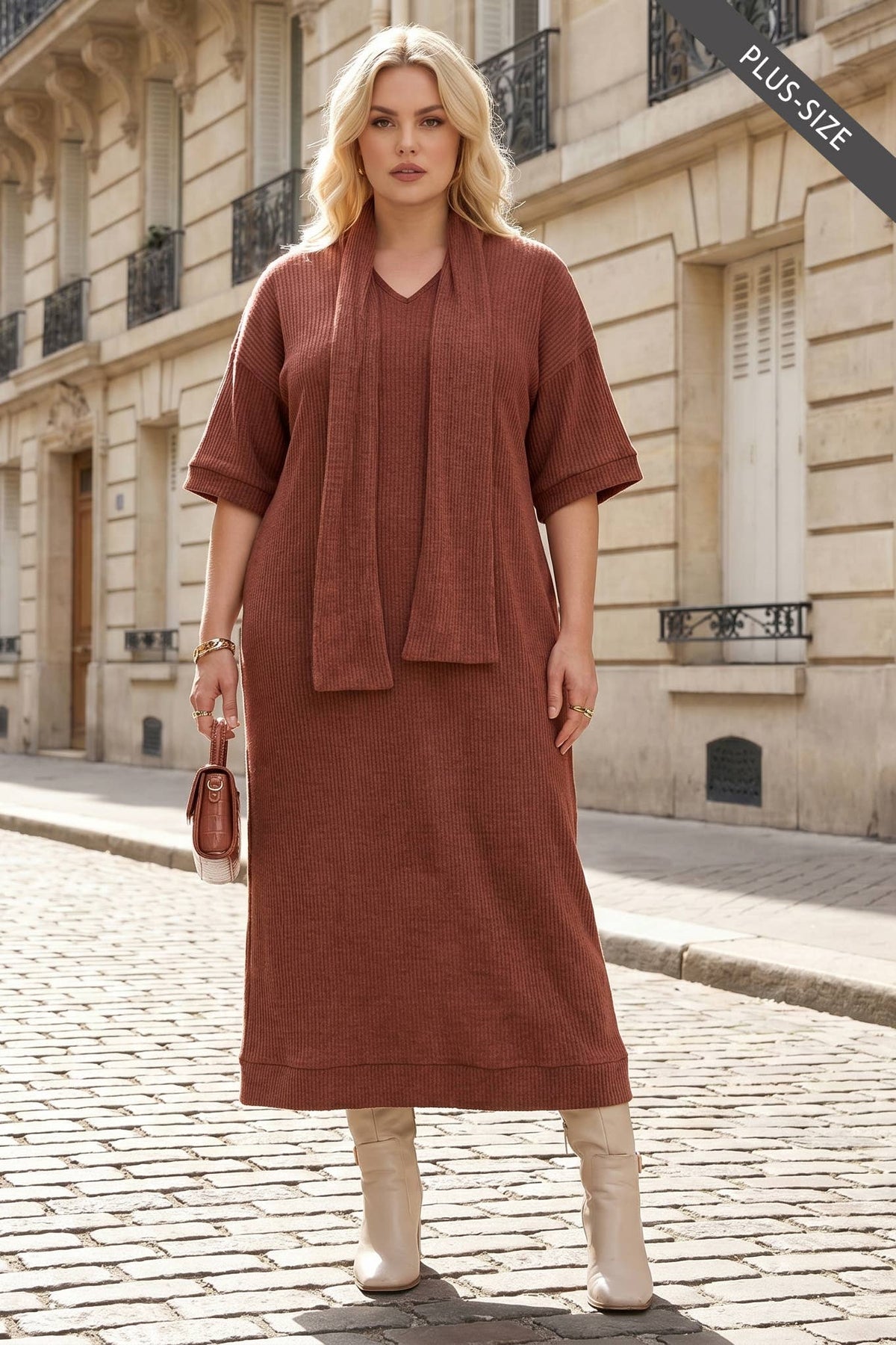 Ribbed Maxi Dress