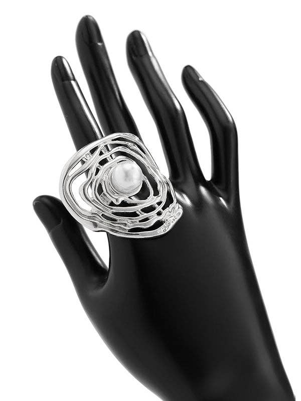 Pearl Statement Ring