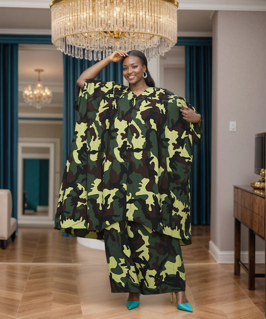 Camouflage 2PC Pants Set