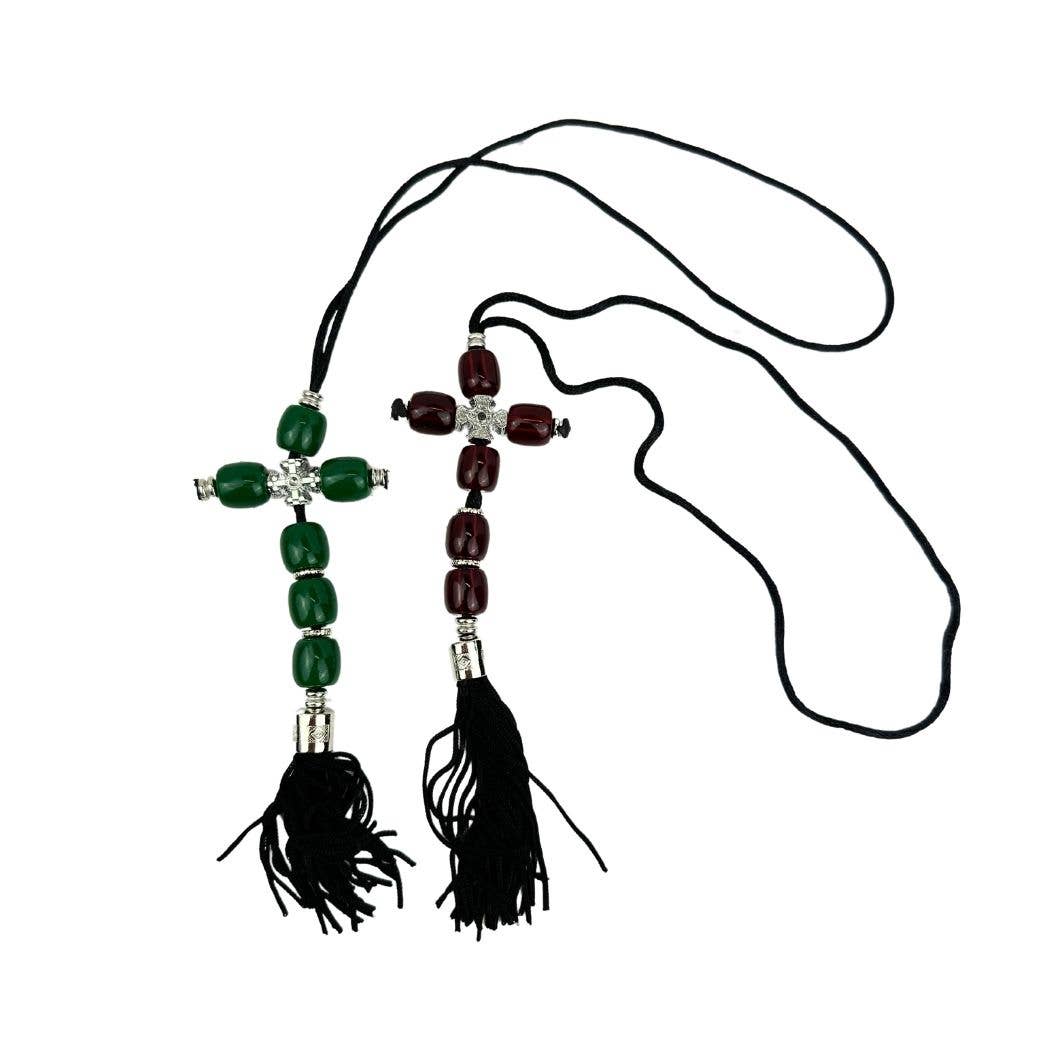 Cross Beaded Necklace